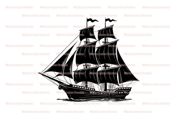 Download Sailing Ship SVG Cut File - Svg Collection