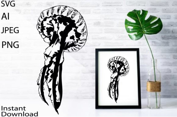 Download Jellyfish SVG File/Jpg/Png/Ai/Medusa Svg - Svg Collection