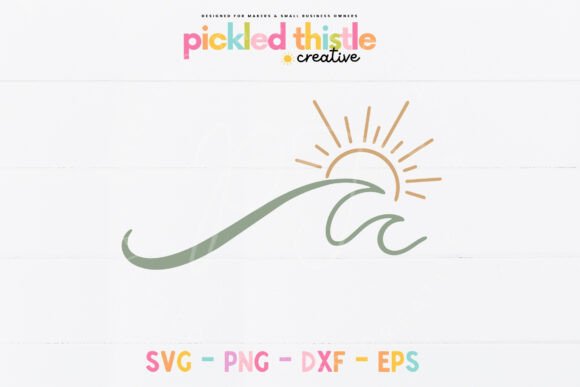 Download Wave Sun Design | Coastal Ocean SVG - Svg Collection