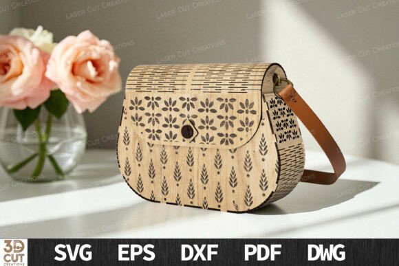 Download Laser Cut Wooden Bag SVG Pattern - Svg Collection
