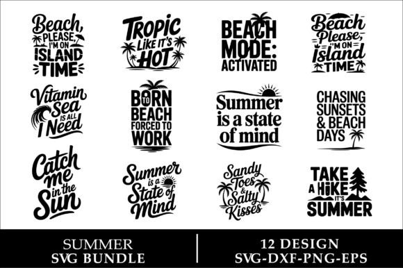 Download Summer Svg Design Bundle, Beach Svg - Svg Collection