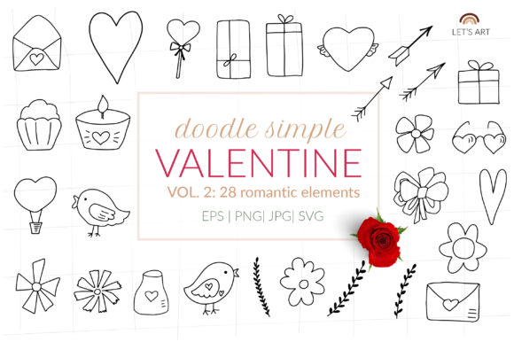 Download Doodle Valentine Svg, Valentines Clipart - Svg Collection