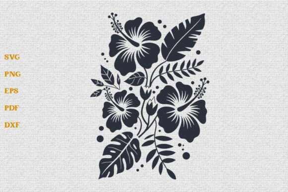 Download Tropical Hibiscus Flower SVG Summer SVG - Svg Collection