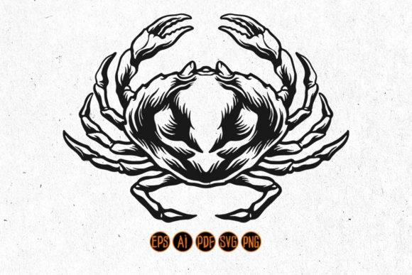 Download Silhouette Crab SVG Isolated Clipart - Svg Collection