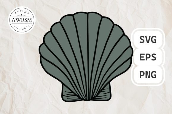 Download Clamshell SVG Vector, Seashell Clipart - Svg Collection