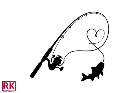 Download Fishing Rod SVG Love Fish SVG Heart SVG - Svg Collection