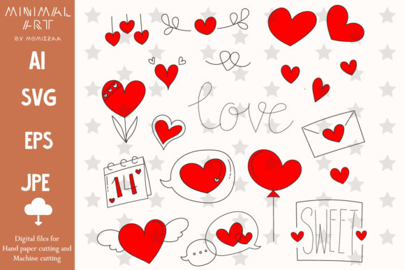 Download Hearts Doodle Valentine Svg Clip-art - Svg Collection