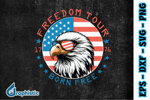 Download Retro 4th of July Born Free Tour SVG - Svg Collection