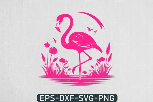 Download Pink Flamingo Svg, Cute Summer Svg - Svg Collection