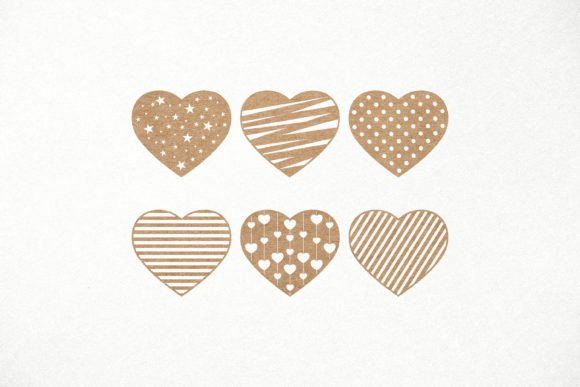 Download Heart SVG Bundle, 6 Patterned Hearts - Svg Collection