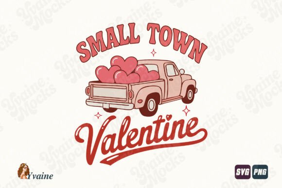 Download Small Town Valentine Vintage Truck SVG - Svg Collection