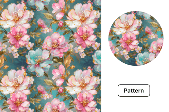 Download Romantic Luxury Floral Spring Pattern - Romantic Collection