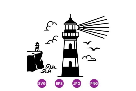 Download Coastal Lighthouse Svg Design - Svg Collection