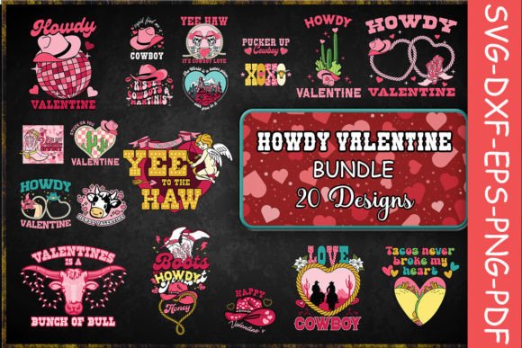 Download Howdy Valentine Bundle SVG - Svg Collection