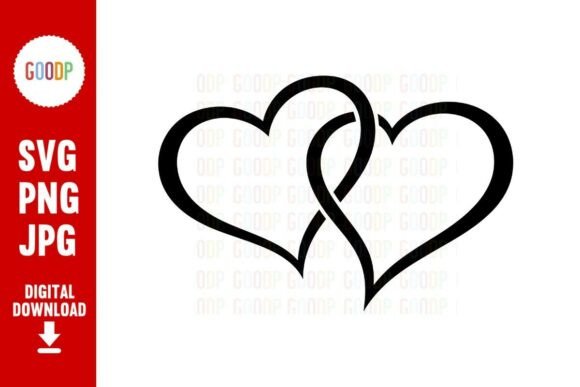 Download Intertwined Hearts SVG - Svg Collection