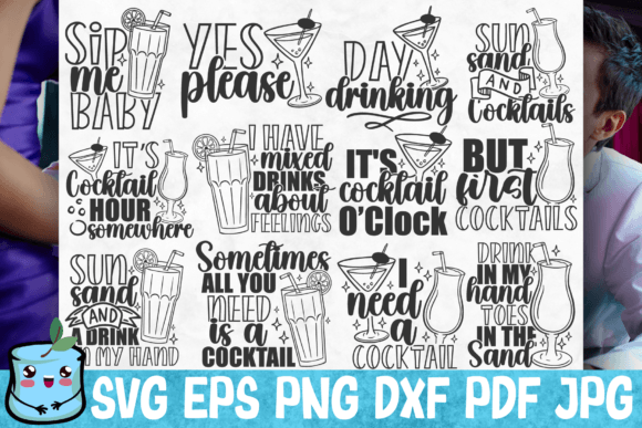 Download Cocktail SVG Bundle - Svg Collection