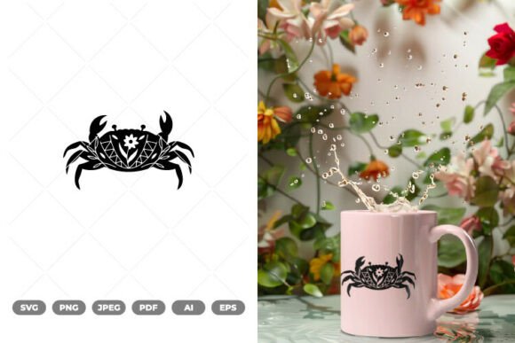 Download Folk Art Crab SVG &amp; Clipart - Svg Collection