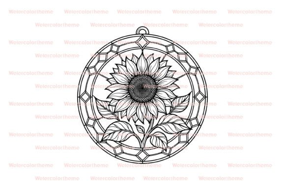 Download Sunflower Suncatcher SVG - Svg Collection