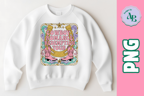 Download Cowboy Romance Bookish Band Tee PNG - Romance Collection